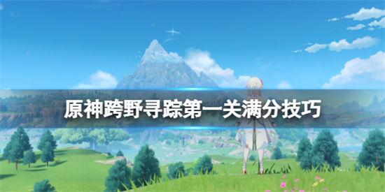 原神跨野寻踪随风而起怎么过 原神跨野寻踪第一关满分技巧