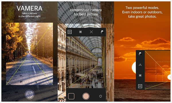 Vamera：一款iPhone的摄影初学者构图辅助功能的相机软件