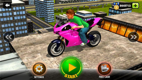 儿童摩托车特技骑士3D游戏