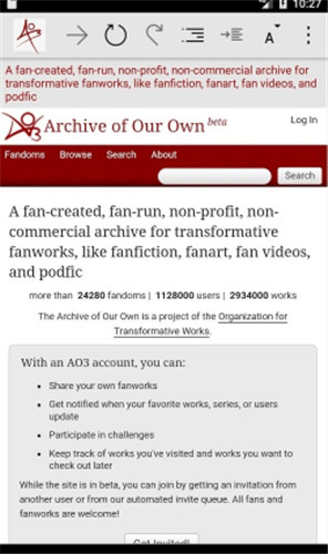 ao3中文版官方截图