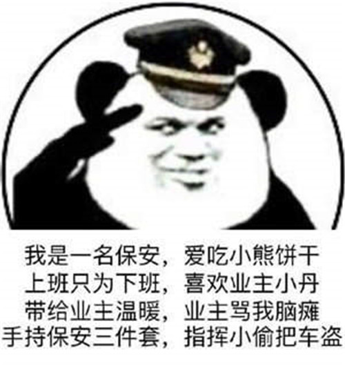 保安在哪里表情包